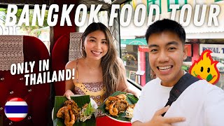 Bangkoks MUST TRY Thai Food Only in Thailand 🇹🇭 [upl. by Owena]