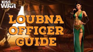 Loubna Officer Guide Fastest March in the Game  Kiss of War [upl. by Cairistiona342]