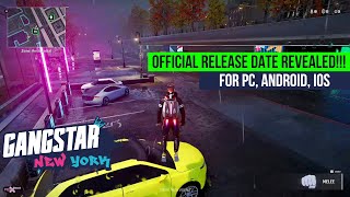 Gangstar New York Official Release Date Revealed  GLOBAL LAUNCH [upl. by Mattson]