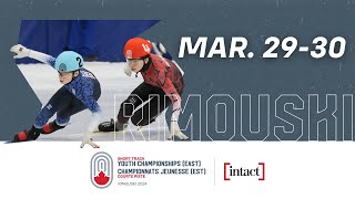 DAYJOUR 1  2024 Canadian Youth Short Track Championships  East presented by Intact Insurance [upl. by Eiser]