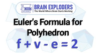 Proof of Eulers Formula for Polyhedron  Used since childhood but ever tried to prove [upl. by Theta]