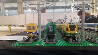 Magyar vonatok legóból az északi járműjavítóban lego train hungary [upl. by Myrtice10]