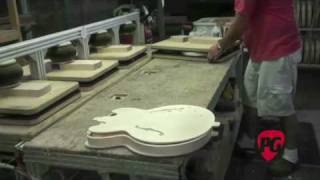 Gibson Custom Memphis  ES Series Constructing the Body [upl. by Graces434]