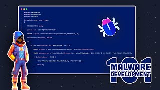 Malware development 101 Creating your first ever MALWARE [upl. by Lauritz]