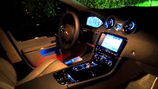 2015 Jaguar XJL Portfolio AWD Interior Lighting System [upl. by Wallache475]