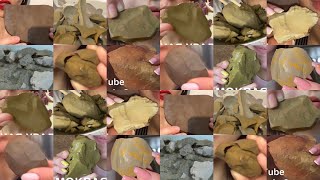 Wet clay crunch compilation  wet clay  wet ural  clay edit 🦒 [upl. by Millburn]