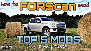 Top forscan mods ford f150 [upl. by Oitaroh]