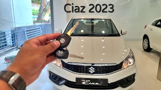 Maruti Suzuki Ciaz Sigma 15 Smart hybrid Base Model 2023💫 Ex showroom 930  Features in Detail [upl. by Sobel516]