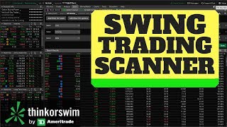 ThinkOrSwim Scanner Setup For SWING TRADING [upl. by Burnaby525]