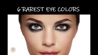 6 Rarest Eye Colors in Humans  The Rarest Eye Colors in the World [upl. by Tezzil]