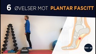 6 Øvelser mot Plantar Fascitt [upl. by Sink971]