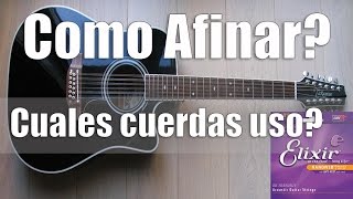 1 Como Afinar Guitarra  Docerola  Cuales Cuerdas Uso Para Requintear [upl. by Anihsat410]