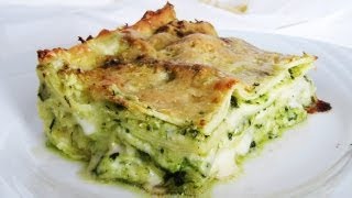 How to make Pesto Lasagne Vegetarian Lasagna with Pesto sauce [upl. by Philipps844]