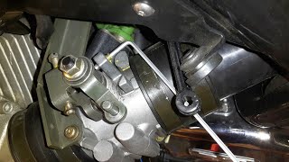 Moto Guzzi California 1100 – Adjusting Magneti Marelli IAW 15M  15RC Injection Systems [upl. by Kohler]