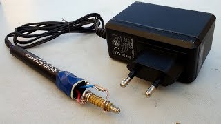 Make DIY Soldering Iron Using Nichrome Wire [upl. by Oirretna621]