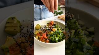 HighProtein Vegan Sushi Bowl 🍣🥣 30 g protein veganrecipes plantbased [upl. by Satsok]