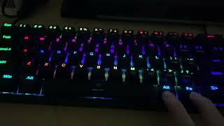 How To Change The RGB Of a Redragon K630 Keyboard [upl. by Burford]