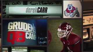 Watch Derek Carr in Grudens QB Camp  ESPN Archives [upl. by Dannel]