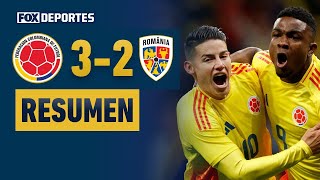 🥳 GANÓ COLOMBIA  Colombia 32 Rumania  HIGHLIGHTS  Fecha FIFA [upl. by Xuaeb]