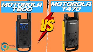 Motorola Talkabout T470 vs T800 Which Offers More Value [upl. by Otnicaj]