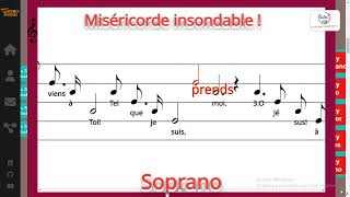 Miséricorde insondable  Soprano [upl. by Irodim]