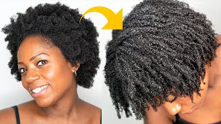 DEFINED WASH N GO Short to Medium Length Natural Hair 4B4C Natural Hair Updated 2018 [upl. by Eimoan939]