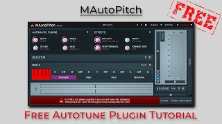 Free Autotune Plugin  MAutoPitch  Free Plugin Friday Ep 15 [upl. by Hayidan]