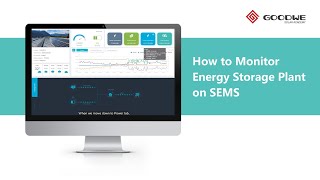GoodWe Monitoring platform introduction for energy storage system [upl. by Gollin]