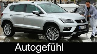 Seat Ateca FULL REVIEW test driven allnew SUV neu VW Tiguan sister [upl. by Zetniuq928]