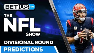 NFL Divisional Round Predictions  2024 Football Odds Playoffs Picks and Best Bets [upl. by Nomyad]