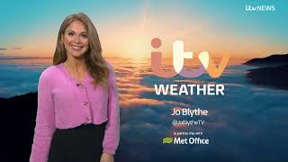 Jo Blythe ITV Weather 29th February 2024 [upl. by Lekym]