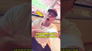 🚨Jackson Mahomes returns to TikTok after months of silence due to his legal issues 👀 NFL Chiefs [upl. by Lenrad391]