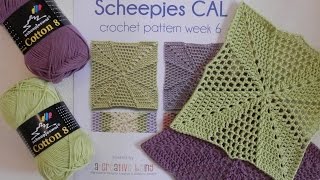 Week 6 Scheepjes CAL 2014  ENGLISH [upl. by Kalila48]