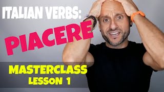 How to Use PIACERE in Italian Lesson 1  Say quotto Likequot in Italian Learn Italian Verbs [upl. by Constantine]