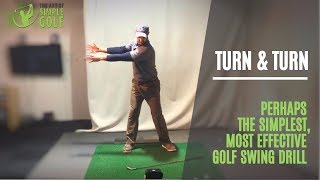 Simplest Way To Swing a Golf Club Basic Turn and Turn No Club Drill  How To Swing a Golf Club [upl. by Aila]