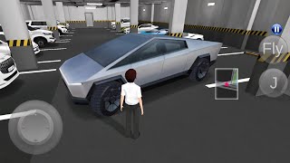 New Tesla Cybertruck Washing in Parking  3D Driving Class 2024  Android GamePlay [upl. by Crean507]