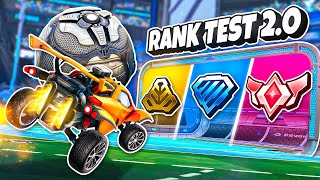 Rocket League added a RANK TEST to see what you really deserve [upl. by Oaoj]