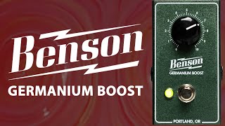 MAS Distro Benson  Germanium Boost [upl. by Barncard]