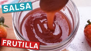 Como Hacer Salsa de Frutilla 🍓 [upl. by Annnora]