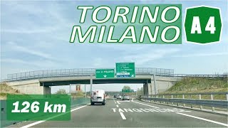 A4  TORINO  MILANO  Autostrada Serenissima [upl. by Margaretta]