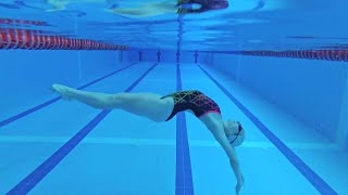 Underwater Diving Girl  Synchronized Swimming  Underwater Girls Gymnastic [upl. by Renfred49]