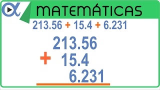 Suma con punto decimal ejemplo 4 de 4  Aritmética  Vitual [upl. by Airlie]