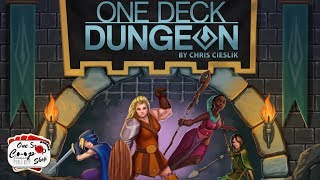 One Deck Dungeon Playthrough [upl. by Halyahs44]