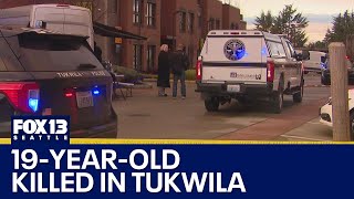 19yearold killed in Tukwila stabbing  FOX 13 Seattle [upl. by Marella]