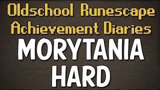 Morytania Hard Achievement Diary Guide  Oldschool Runescape [upl. by Odnamra]