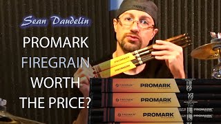 Promark Firegrain Classic Forward Drumsticks  In Depth Gear Review [upl. by Deborah]