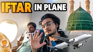 Iftari in Plane  Going To Medina  YAZDAN Umrah Vlog 1  Yazdan Iftari Vlog  Param Vlog 208 [upl. by Rokach]