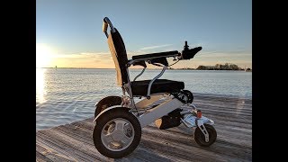 Electra7 HD Fold Up Power Wheelchair Preview [upl. by Zinck941]