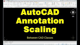 Annotation Scaling in AutoCAD [upl. by Ylsew]