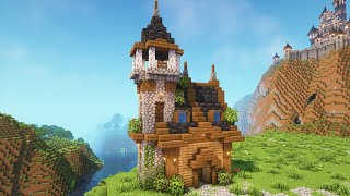 Minecraft  Starter Medieval House  Minecraft Tutorial [upl. by Harlow646]